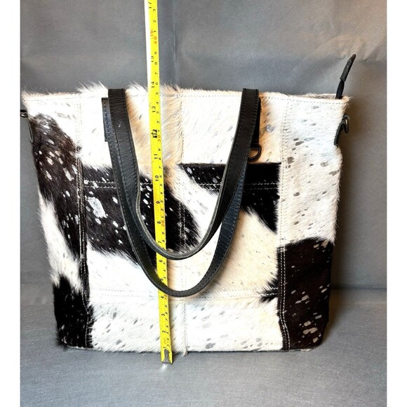 AD American Darling Tote Bag Purse Cowhide Genuine Leather Women Western Cowgirl - Picture 14 of 15